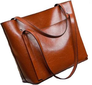 Affordable Professional Office Leather <b>Tote</b> <b>Bag</b> <b>with</b> Organizer <b>Pockets</b> for Business Women At Wholesale Price By AALIYAN IMPEX - Product Image 1
