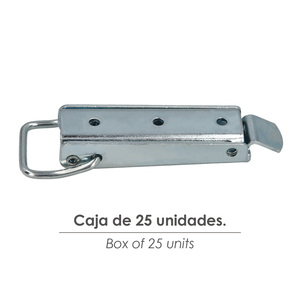 Box Closure with Flat Hook 120 mm. (Box of 25 units) - Product Image 3