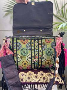 Banjara กระเป๋าถือปักลายสไตล์วินเทจ, สินค้ามาใหม่กระเป๋าสไตล์โบฮีเมียน - Product Image 4