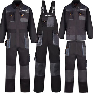 Veste d'uniforme pour homme pour l'atelier d'usine Soudeur électrique Réparation Combinaison en coton multi-poches Logo imprimé Travail antistatique - Product Image 1