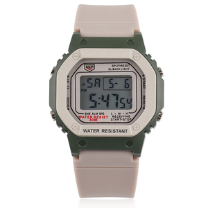 Nhà máy sản xuất đồng hồ ở Trung Quốc, mẫu in trên dây đeo, màn hình LCD, đồng hồ kỹ thuật số unisex - Product Image 1