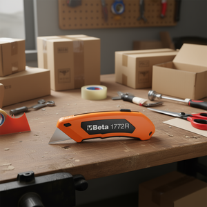 Coltelli a Lama Trapezoidale Retrattile con 5 Lame Incluse - Product Image 3