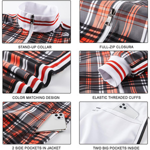 Conjunto Deportivo Personalizado con Estampado, Traje Deportivo de Primavera para Hombre, Diseño Personalizado de Dos Piezas, 100% Algodón, Felpa, Secado Rápido, Fitness - Product Image 5