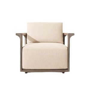 Norvexa Emma <b>Outdoor</b> Teak Wood Lounge Chair Garden <b>Sofa</b> Luxury Resort Patio Furniture Modern Custom Hotel collection - Product Image 2