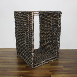 Ensemble de paniers à magazines rustiques écologiques en jacinthe d'eau Artex Dong Thap, multifonctionnels, décoratifs, pour le rangement du bois de chauffage - Product Image 3