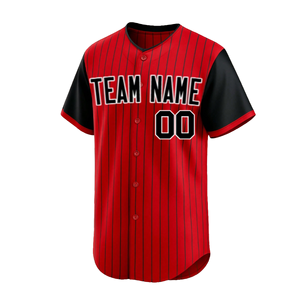 เสื้อเบสบอลแบบกำหนดเอง |   เสื้อเจอร์ซีย์แบบเรียบ ปักชื่อและหมายเลขส่วนตัว |   พิมพ์ลายดิจิตอล ระบายอากาศได้ดี แห้งเร็ว ป้องกันรังสียูวี คอวี ไซส์พลัส - Product Image 2