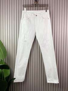 Jeans droits amples formels lavés de haute qualité, respirants, imperméables et écologiques, personnalisés pour les étudiants, automne-hiver - Product Image 3