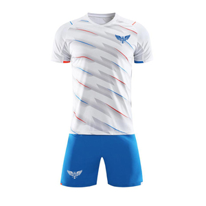 ชุดเสื้อฟุตบอลผ้าโพลีเอสเตอร์100% ชุดเสื้อฟุตบอลออกแบบได้เองชุดเสื้อฟุตบอลผ้าโพลีเอสเตอร์ออกแบบได้พร้อมโลโก้ด้านหน้า - Product Image 6