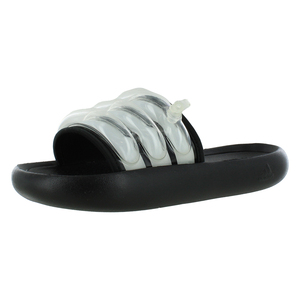 ADILETTE zplaash unisex รองเท้าไนลอนเปิดนิ้วเท้าสีดำ/ ขาว/ดำน้ำหนักเบากันกระแทกกันลื่น - Product Image 1
