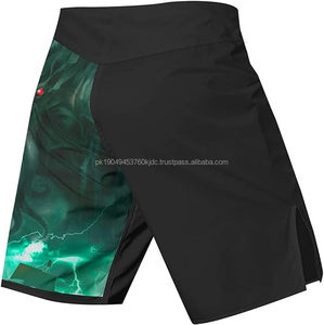 กางเกงขาสั้นการต่อสู้แบบ unisex MMA สำหรับผู้ใหญ่ชุดกีฬาชกมวยออกแบบได้ตามต้องการกางเกงขาสั้นสำหรับผู้ใหญ่ - Product Image 3