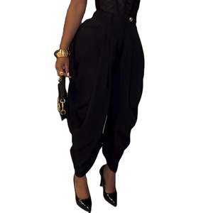 OEM Service <b>Winter</b> Women's Regular Fit Solid Casual Business Office Customized Hip Hop Sportswear Trousers 100% Cotton Quick Dry - Product Image 1