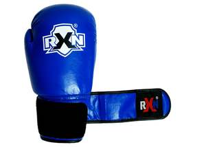 Gants de boxe RXN pour hommes, couleur bleue, gants d'entraînement en PU - Product Image 2