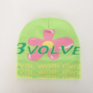 Gorro Unisex Ajustable 100% Acrílico Hecho a Mano con Forro de Satén, Tejido Jacquard y Estilo de Letras Personalizables - Product Image 5