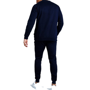 High Quality Custom Logo Two Piece Suits Solid Color <b>Plain</b> <b>Tracksuit</b> Hoodie Men Sweatsuit Sets for Men - Product Image 2