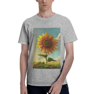 Camisetas de manga corta con cuello redondo informales para hombre 100% algodón con fibra de bambú patrón sólido Jersey tela diseño en blanco - Product Image 4