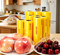 Film alimentaire PVC de haute qualité en rouleau jumbo pour usage industriel, film de conservation pour fruits et légumes