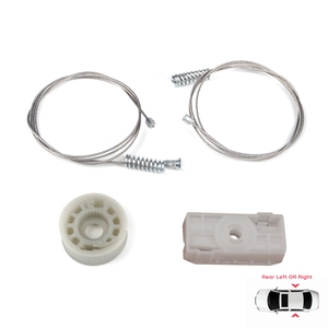 BWR5440 ensemble de réparation de lève-vitre porte arrière pour 3 série E46 2 portes cabriolet 1999-2006 M3 318 320 323 325 330 - Product Image 1