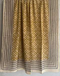 Jaipur Écharpe en coton 100% imprimée à la main Jaipur Écharpe respirante artisanale traditionnelle Boho Chic Écharpe en coton doux faite à la main - Product Image 4