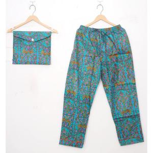 ชุดนอนผ้าฝ้ายแขนยาวลายดอกไม้ใส่ในเวลากลางคืนชุดนอนลายดอกแบบวินเทจลำลองมีกระดุม - Product Image 4