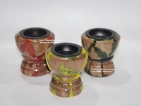 Brûleur d'encens Bakhoor de qualité supérieure-Porte-oud en résine époxy et bois Mubkhar islamique pour la maison de luxe et la décoration de mariage