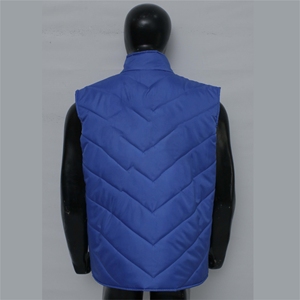 High Quality Men's Sleeveless Quilted Puffer Vest Breathable Outerwear Designed for Warmth Comfort Style Made Lightweight - Product Image 5