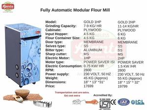 Moulin à farine domestique et vertical de haute qualité unité de machine de traitement des aliments système entièrement automatique pour un usage commercial et domestique - Product Image 3