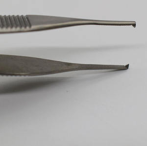 Fórceps de tejido Adson, instrumentos quirúrgicos de acero inoxidable, equipo intraoperatorio de potencia Manual para procedimientos quirúrgicos - Product Image 6