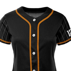 Vente en gros 2025 Maillot de baseball personnalisé pour hommes Design uni avec votre propre logo Matériau en polyester respirant Style d'ensemble - Product Image 3