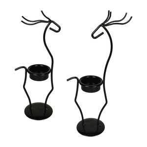 Último diseño de portavelas de metal Productos de tendencia Nuevas llegadas Soporte de pilar de vela de metal Venta personalizada - Product Image 4