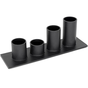 Portavelas de estilo moderno, portavelas con soporte de vidrio, perfecto para decoración del hogar, cumpleaños, bodas, fiestas, Mesa - Product Image 6