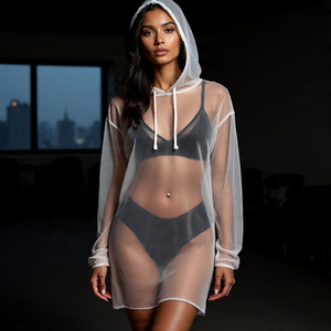 Mesh Yoga <b>Hoodie</b> Tops Sports Fitness Women Summer <b>Hoodie</b> Long Sleeve Workout Gym <b>Running</b> Sportswear Fishnet <b>Hoodie</b> - Product Image 6