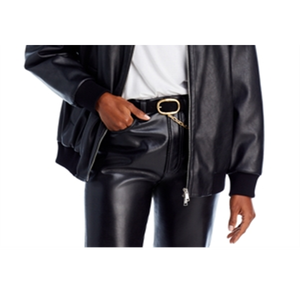 Giacca in Pelle Shearling Antivento 4th & Reckless Benson Nera - Product Image 6