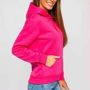 Sudadera con Capucha Bordada Vintage para Mujer, Estilo Holgado, Tejido Grueso de 450 GSM, Felpa de Algodón, Logotipo Frontal ODM, Venta al Por Mayor - Product Image 4