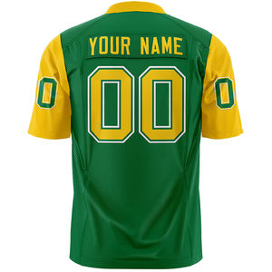 Camiseta de Fútbol Americano al por Mayor, Tela de Poliéster de 170 g/m², Impresión por Sublimación, Uniforme para Equipos Juveniles Masculinos - Product Image 4