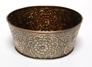 Jardinière avec plateau Ensemble de 3 accessoires de jardin Produit Jardinière faite à la main pour la décoration de jardin Fabricant de fer galvanisé - Product Image 2