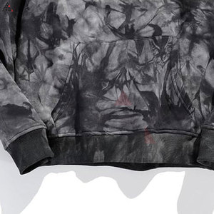 เสื้อฮู้ดดี้ผู้ชายแบบมีซิป พิมพ์โลโก้ตามสั่ง ผ้าถักสำหรับฤดูหนาว ระบายอากาศได้ดี เป็นมิตรกับสิ่งแวดล้อม น้ำหนักเบา ลายมัดย้อม ผ้าฝ้าย 100% - Product Image 5