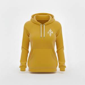 Sudadera con Capucha de Primera Calidad para Mujer, 100% Algodón, Felpa, 300g, Secado Rápido, Transpirable, Informal de Invierno, Estilo Regular - Product Image 1