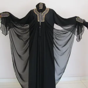 Dubai Fashion Look Abaya de luxe pour femmes musulmanes du Moyen-Orient