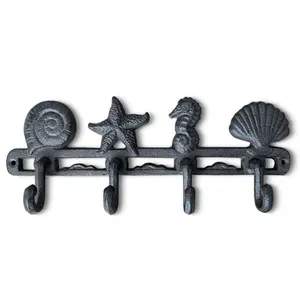Metal <b>Coat</b> <b>Wall</b> <b>Hooks</b> With Decorative Metal Base Designed Very High Quality Best Selling Metal <b>Wall</b> <b>Hooks</b> in Nautical Theme - Product Image 1