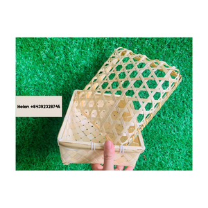 ตะกร้าไม้ไผ่เก็บของขวัญของตกแต่งขนาดใหญ่สำหรับใส่ของขวัญวันหยุดหัตถกรรมเวียดนาม99GD Helen Tet - Product Image 5