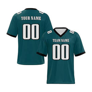 Camiseta de fútbol personalizada de talla grande para hombre, Conjunto de camiseta de fútbol con nombre personalizado y número impreso, servicio OEM disponible - Product Image 1