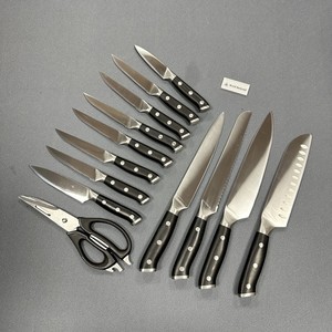 JF39R Hoja <span class=keywords><strong>de</strong></span> acero inoxidable Instock 14PCS Juego <span class=keywords><strong>de</strong></span> <span class=keywords><strong>cuchillos</strong></span> <span class=keywords><strong>de</strong></span> cocina con bloque <span class=keywords><strong>de</strong></span> <span class=keywords><strong>cuchillos</strong></span> <span class=keywords><strong>de</strong></span> madera Juego <span class=keywords><strong>De</strong></span> <span class=keywords><strong>Cuchillos</strong></span> Mango <span class=keywords><strong>de</strong></span> ABS Juego <span class=keywords><strong>de</strong></span> <span class=keywords><strong>cuchillos</strong></span> <span class=keywords><strong>de</strong></span> cocina - Product Image 5