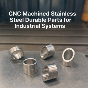 ชิ้นส่วนสแตนเลสทนทานกลึง CNC สำหรับระบบอุตสาหกรรม - Product Image 2