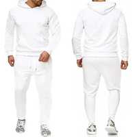 Survêtement de sport personnalisé pour homme, automne, haute qualité, en polaire/cachemire respirant, uni, brodé, à capuche
