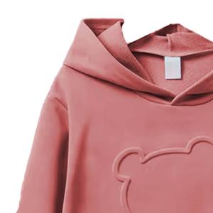 เสื้อมีฮู้ดแบบสวมหัวมีซิปสำหรับเด็กผู้ชายเสื้อสวมหัวปักลายนูนแบบลำลองมาใหม่ฤดูใบไม้ร่วง - Product Image 3