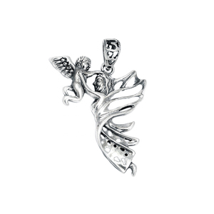 Unique 925 Sterling Silver Mother Baby <b>Angels</b> Pendant Jewelry For Sale At Best Price finely crafted by artisans meaningful gift - Product Image 5