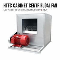 Ventilateur centrifuge HTFC pour armoire 380V, faible bruit, évacuation de fumée et d'air, avec roue à aubes en cage d'écureuil