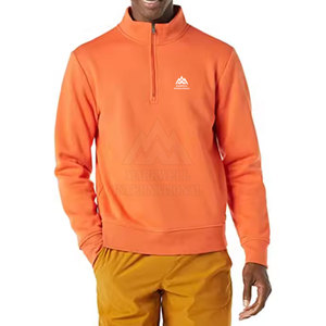 Nouveau mode hiver taille personnalisée quart Zip sweat pour hommes personnalisable couleur nouveau style - Product Image 4