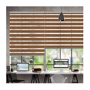 Cieno thiết kế hiện đại 1 tone ánh sáng lọc Combi Zebra Shades Con lăn rèm ngang cửa sổ trải làm Hàn Quốc trang trí nội thất - Product Image 1