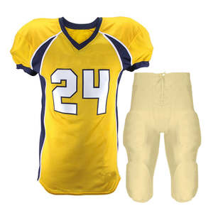 Ensemble d'uniformes de football américain personnalisés de haute qualité Vêtements de jeu respirants dans des tailles plus - Product Image 1